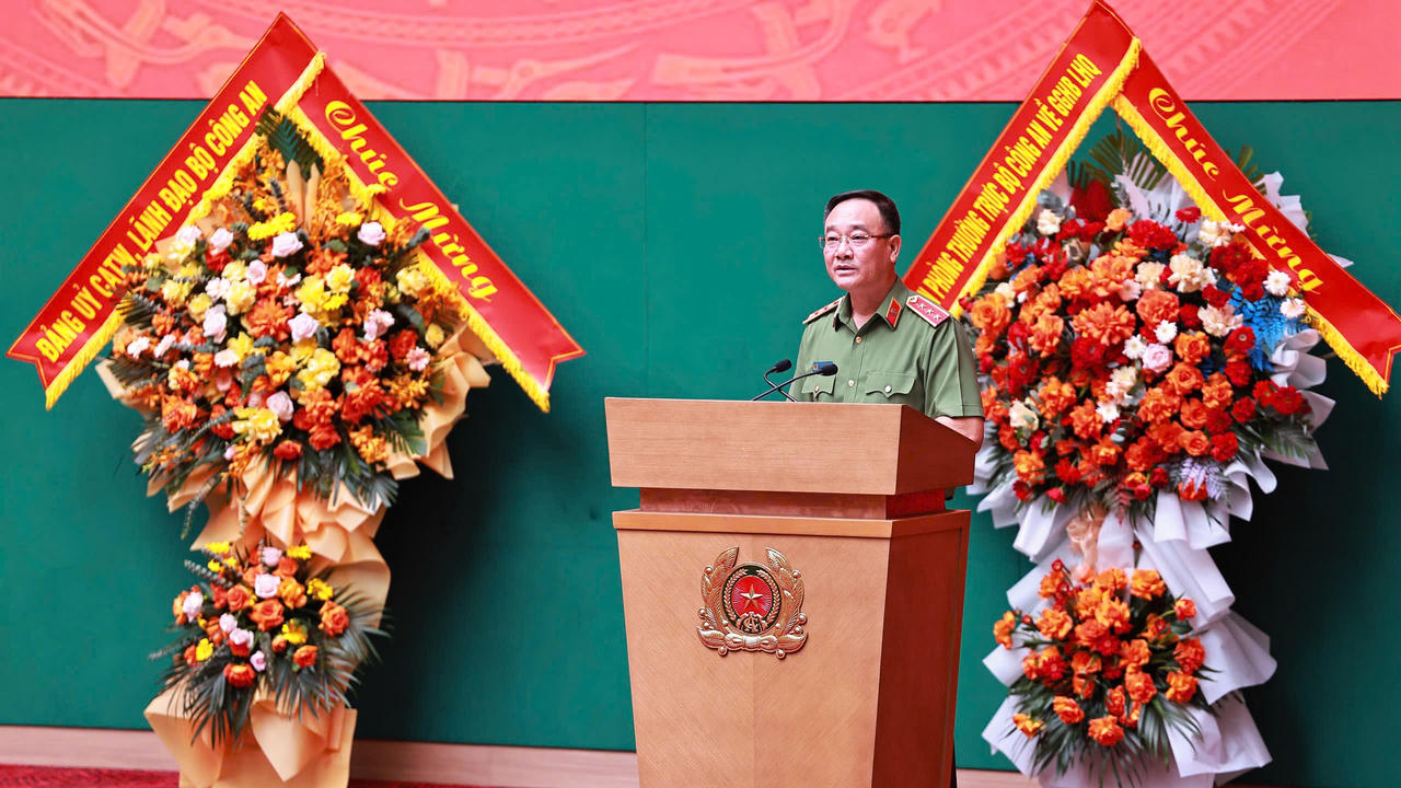 Thứ trưởng Phạm Thế Tùng phát biểu tại buổi lễ (Ảnh: LL GGHB cung cấp)