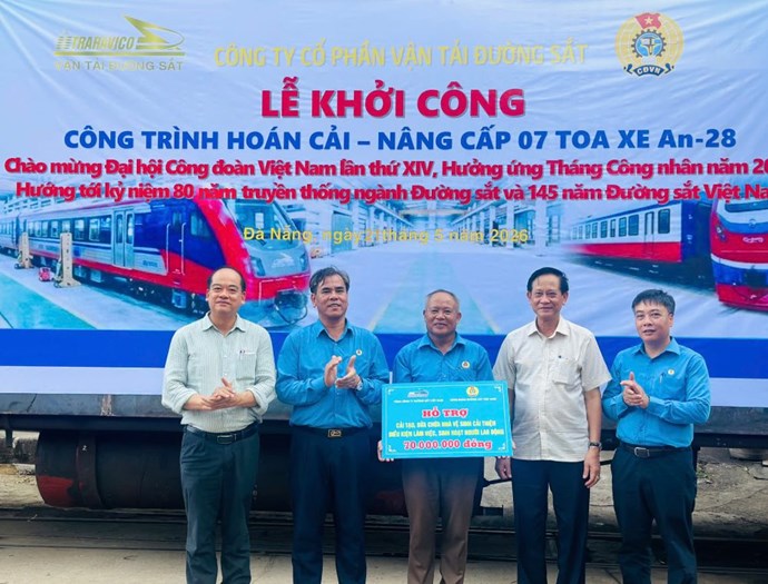 Công đoàn Đường sắt Việt Nam đồng hành bảo vệ quyền lợi người lao động