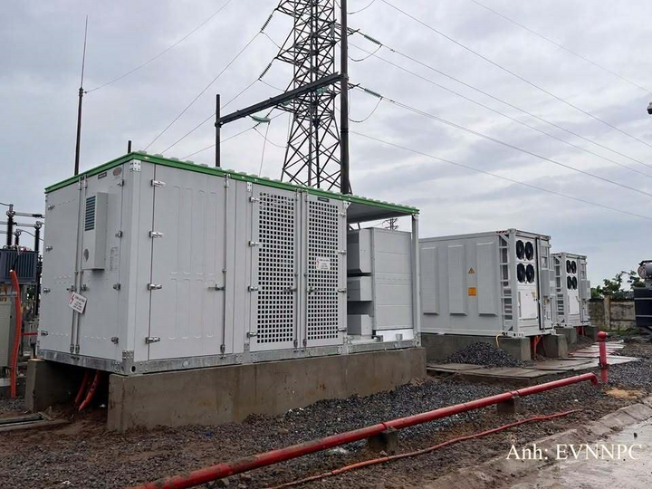 Hệ thống pin lưu trữ năng lượng (BESS) tại Trạm biến áp 110kV Phúc Sơn (E23.17), Công ty Điện lực Ninh Bình.