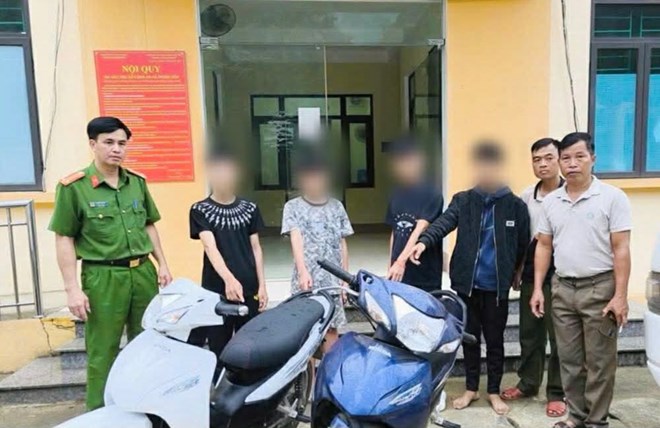 Nhóm thanh thiếu niên gây ra 7 vụ trộm xe máy liên tiếp ở Tuyên Quang
