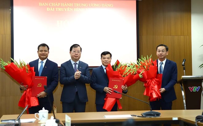 Ban Bí thư bổ nhiệm 3 Phó Tổng Giám đốc Đài truyền hình Việt Nam