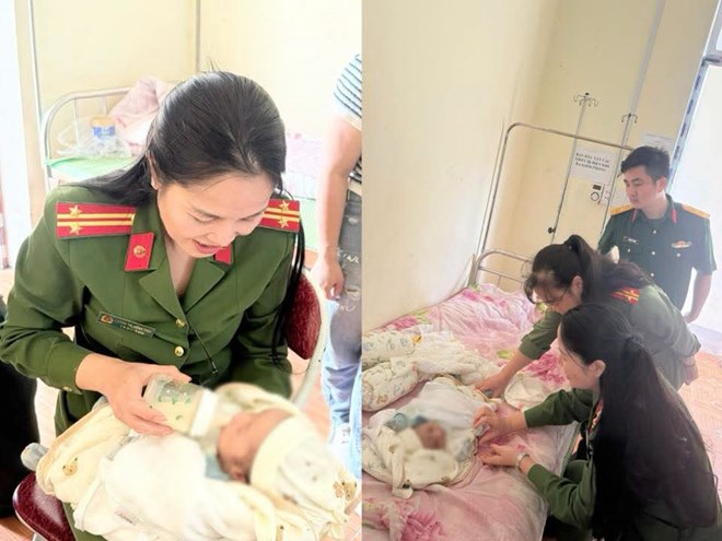Bé trai sơ sinh bị bỏ lại bên Quốc lộ 4 kèm bức thư gửi gắm
