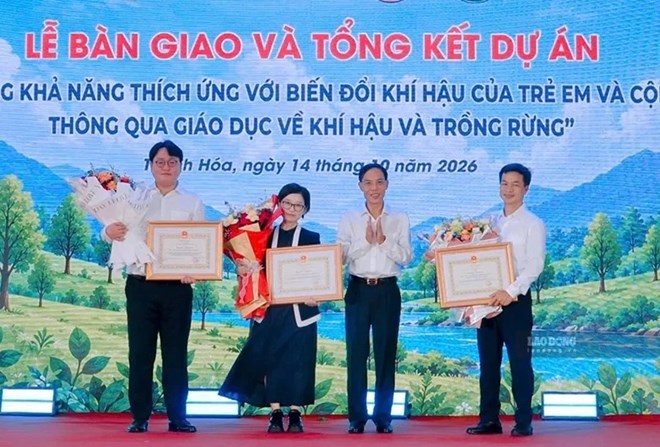 Thanh Hóa tặng Bằng khen cho 3 tổ chức nước ngoài