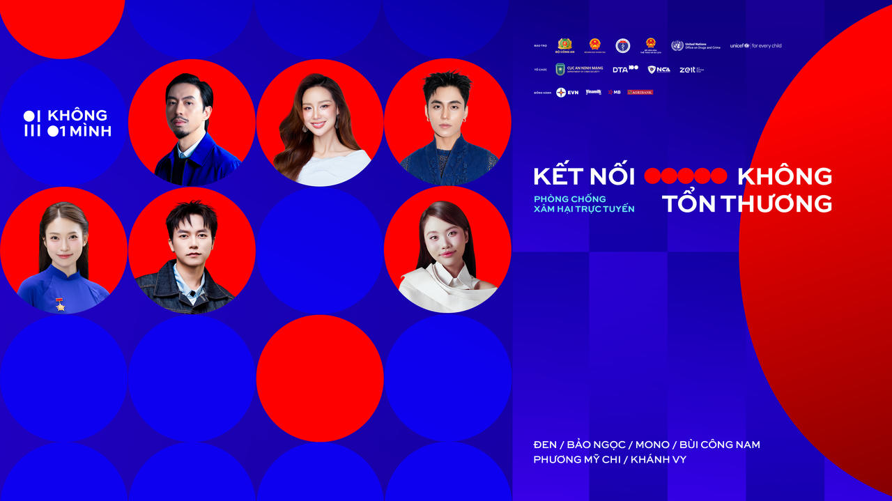 Rapper Đen, MONO, Quang Hùng MasterD sẽ tham gia Ngày hội An toàn trực tuyến “Không Một Mình” 2026