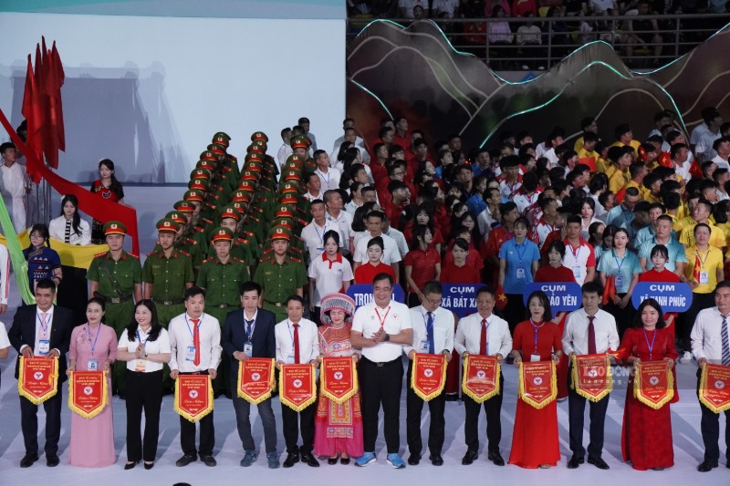 Đại hội có 18 môn thi đấu, góp phần thúc đẩy phong trào rèn luyện thể dục thể thao trong Nhân dân. Ảnh: Đinh Đại
